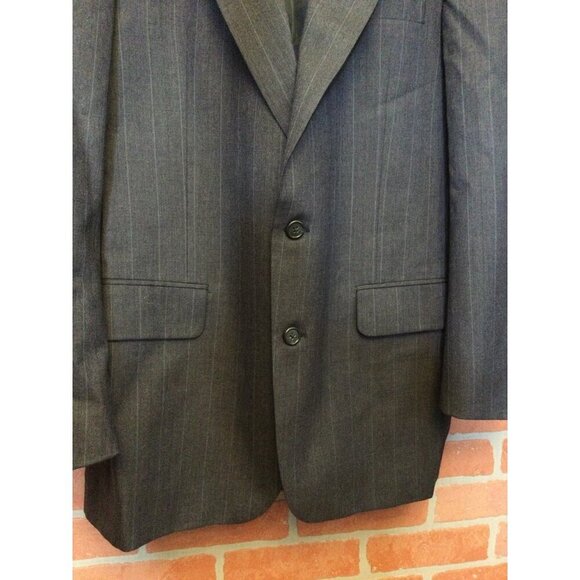 Vintage Burberry Burberrys Mens Blazer Jacket Pure Wool Vented 2 Button 38 - Picture 3 of 8